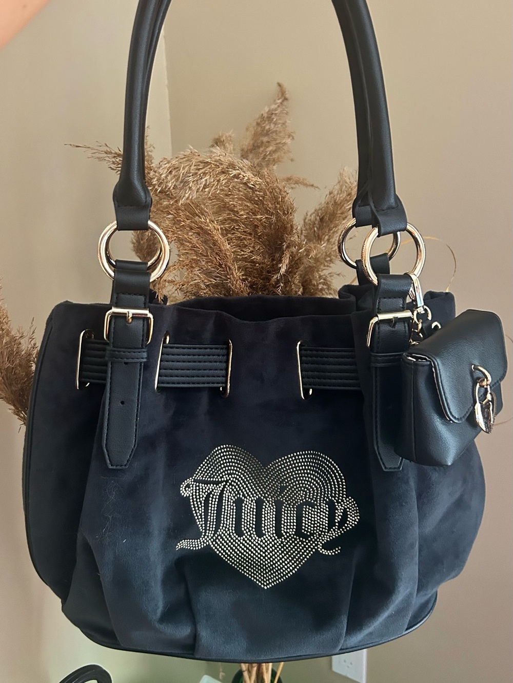 Juicy Couture Queen Couture Shoulder Bag with Pouch